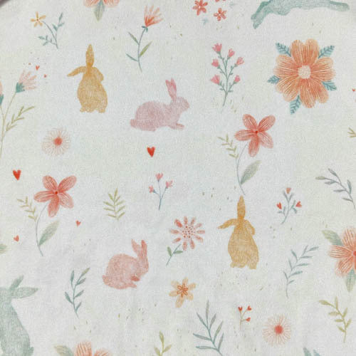 Carrot Patch Bunny Double Ruffle Dress