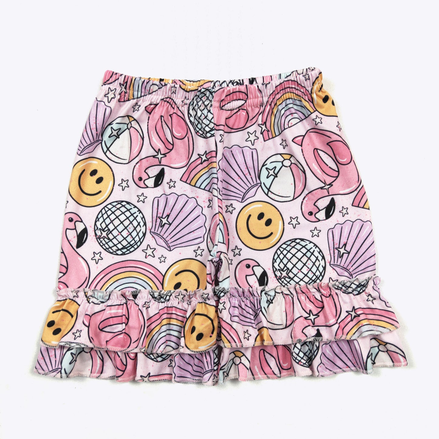 "Go with the Float" Girl's 2-pc short set