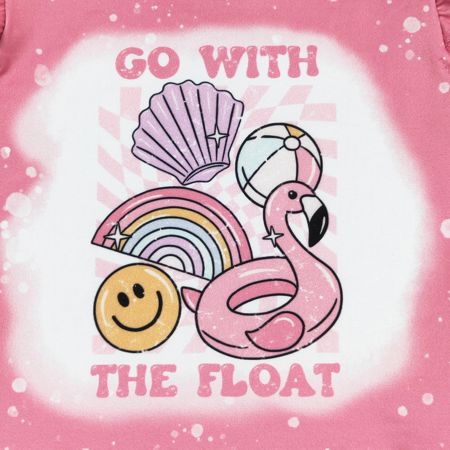 "Go with the Float" Girl's 2-pc short set