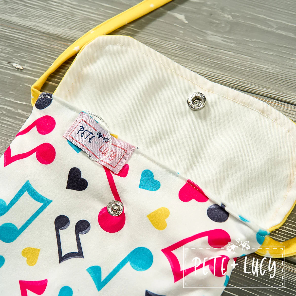 Button Flap Shoulder Purse