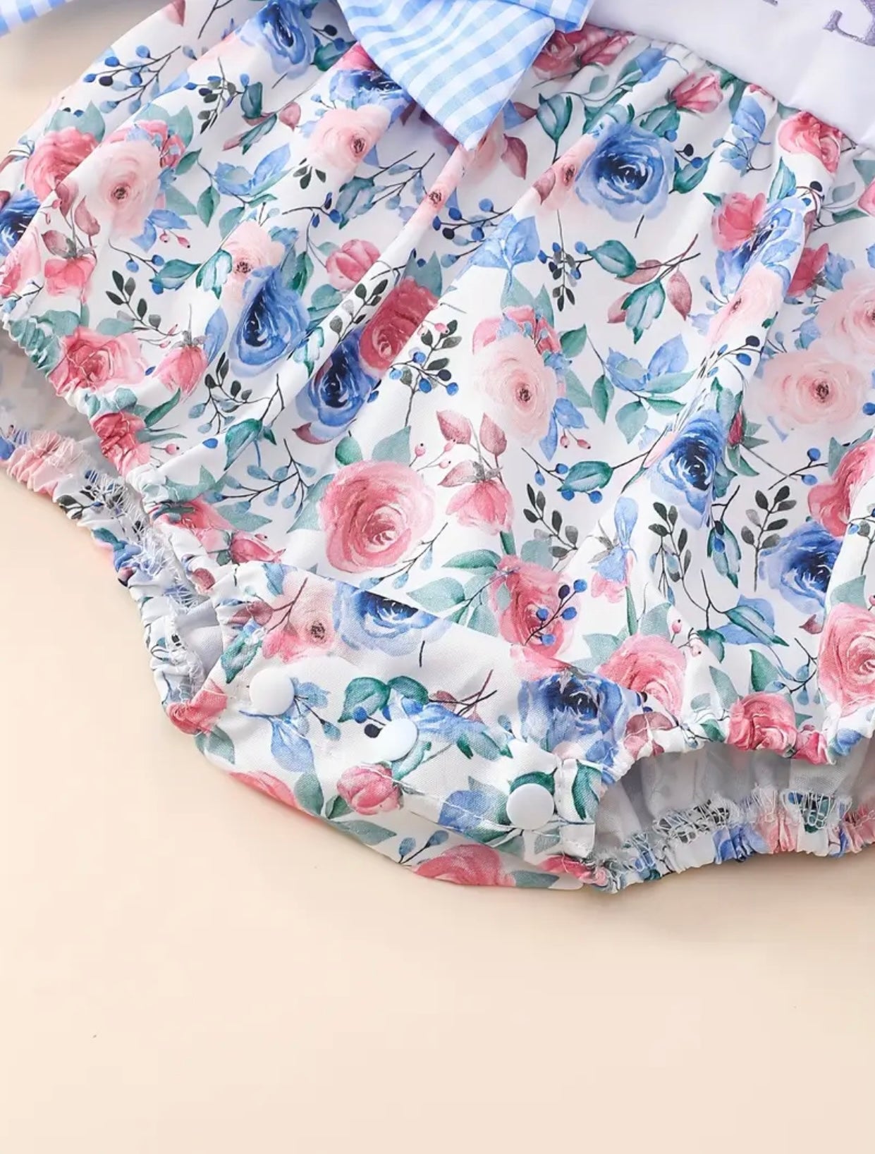 Daddy's Girl Floral bubble romper