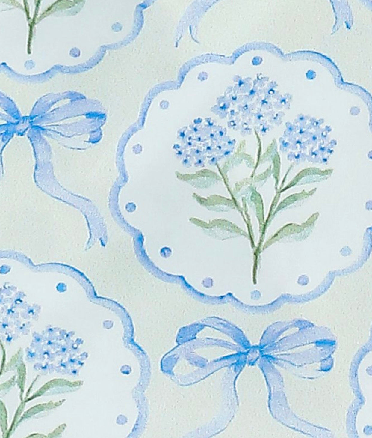 Hydrangea Print Girl's Athletic Dress