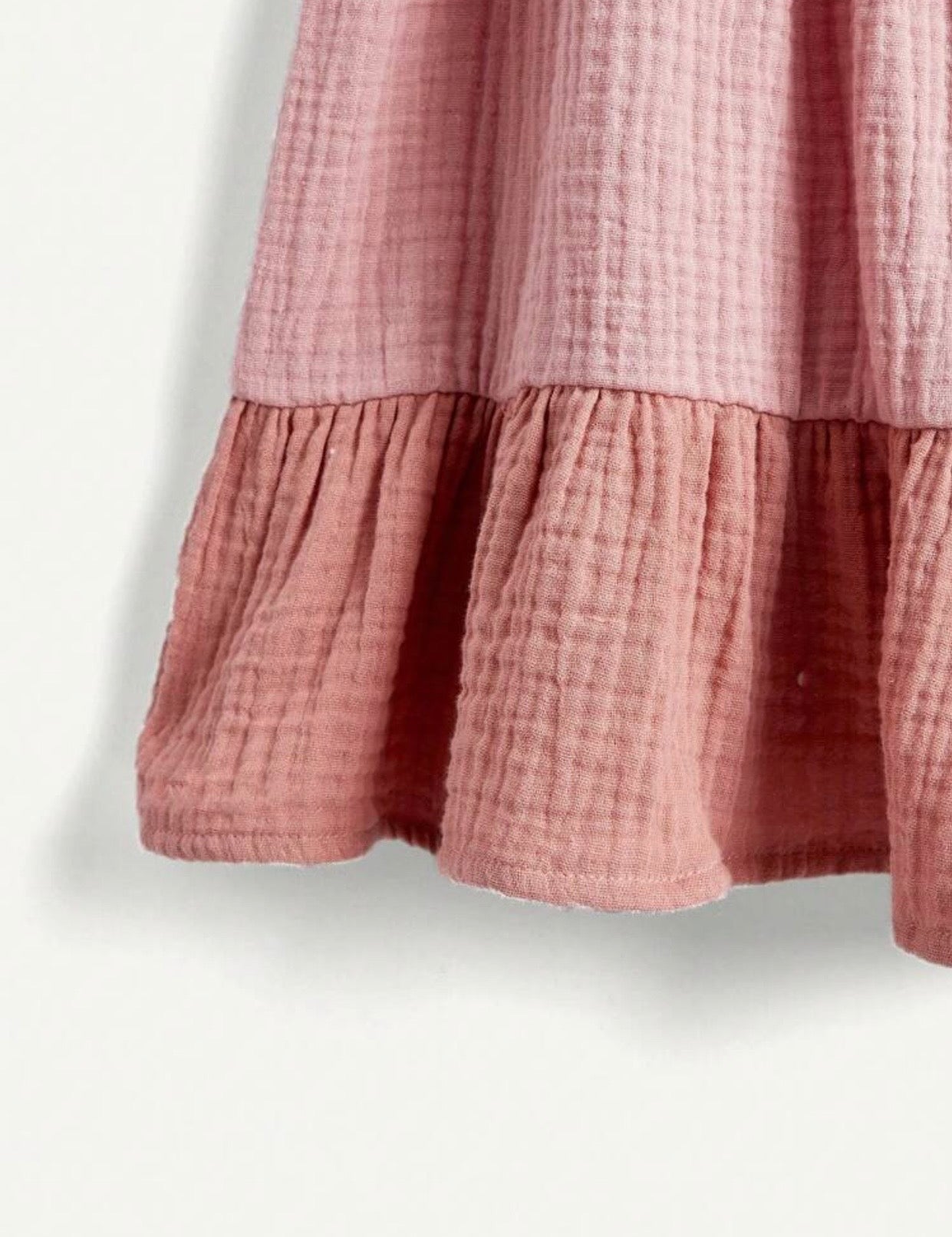 Strawberry Sherbert flutter sleeve dress