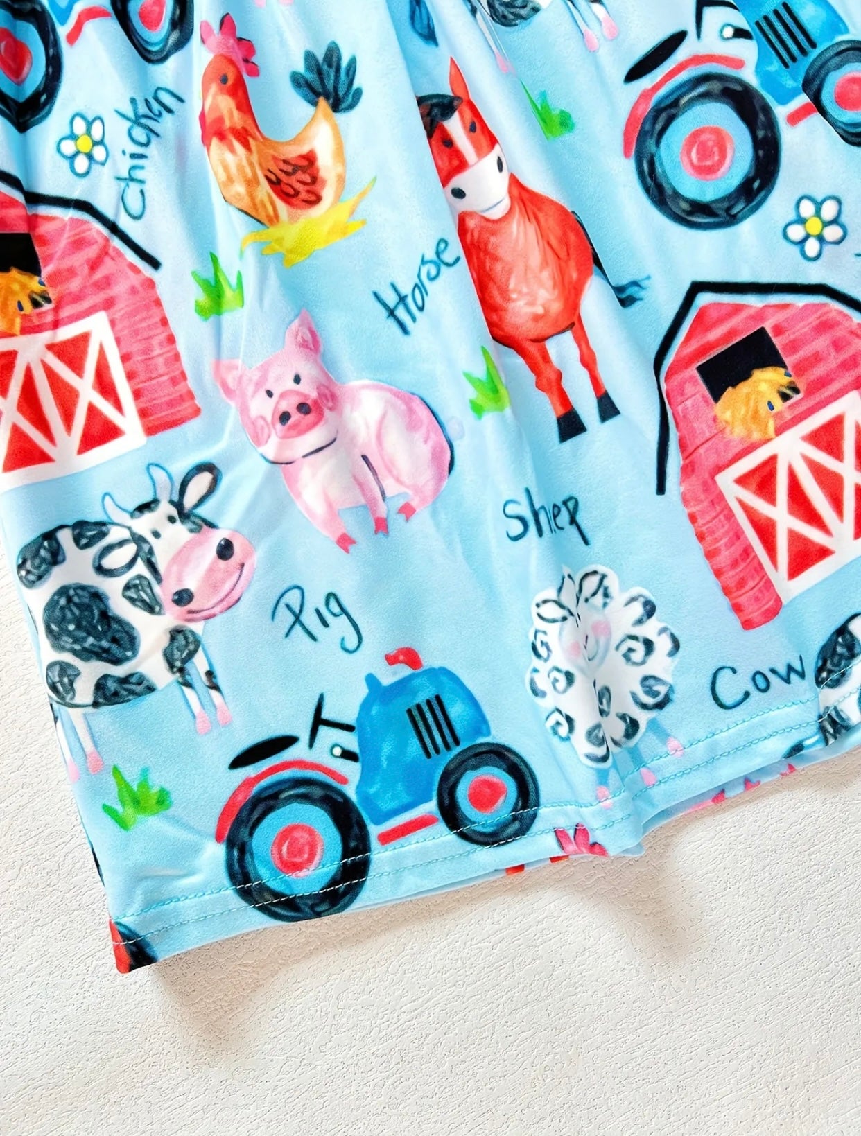 Farm Life Flutter Sleeve Dress