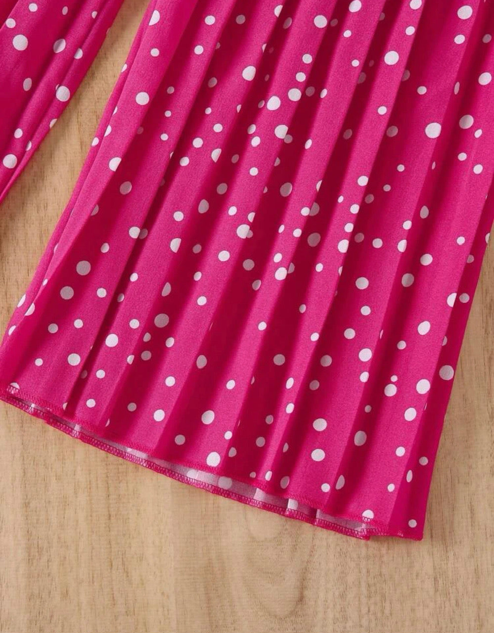 Hot Pink Polk-a-Tude 2 Piece Pant Set