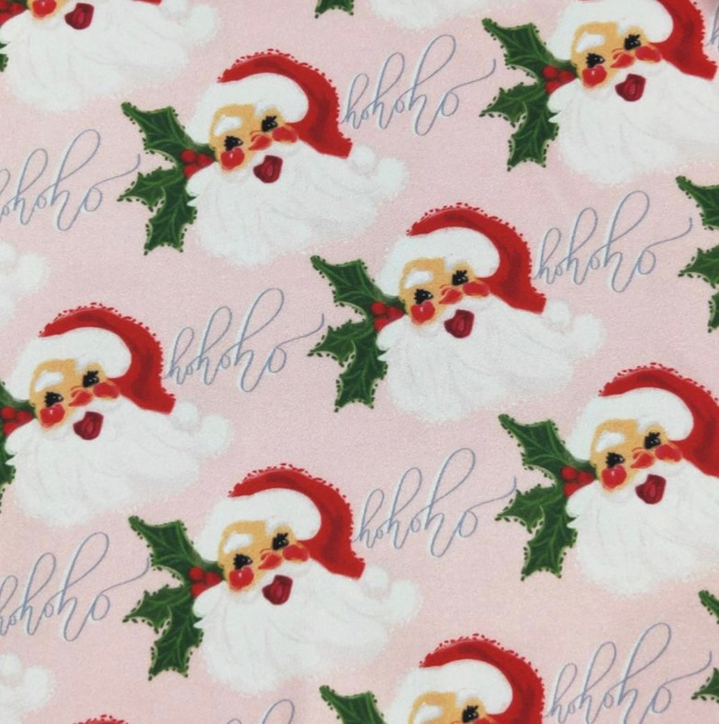 Ho Ho Ho Santa Long Sleeve Girl's Dress