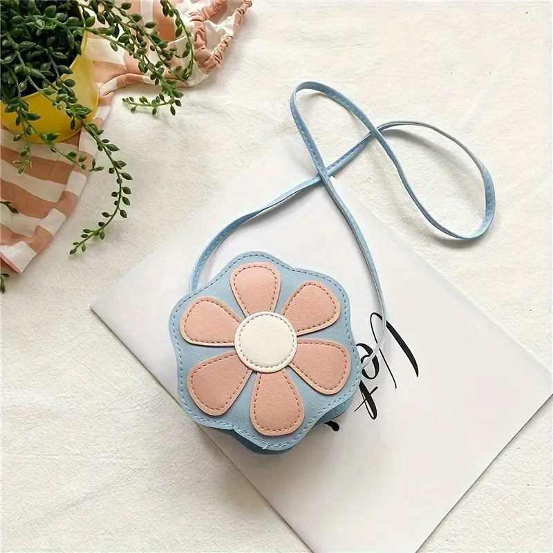 Girl's Crossbody Flower Purse