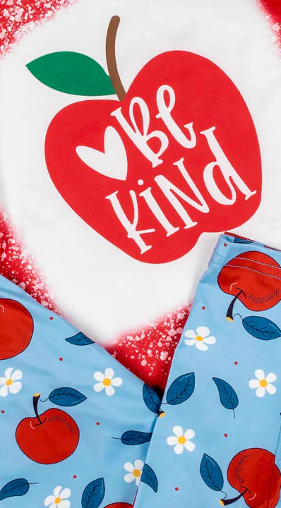 Apple Be Kind 2 piece pant set