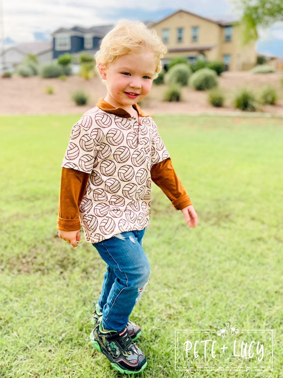 Vintage Sports Boys long sleeve shirt