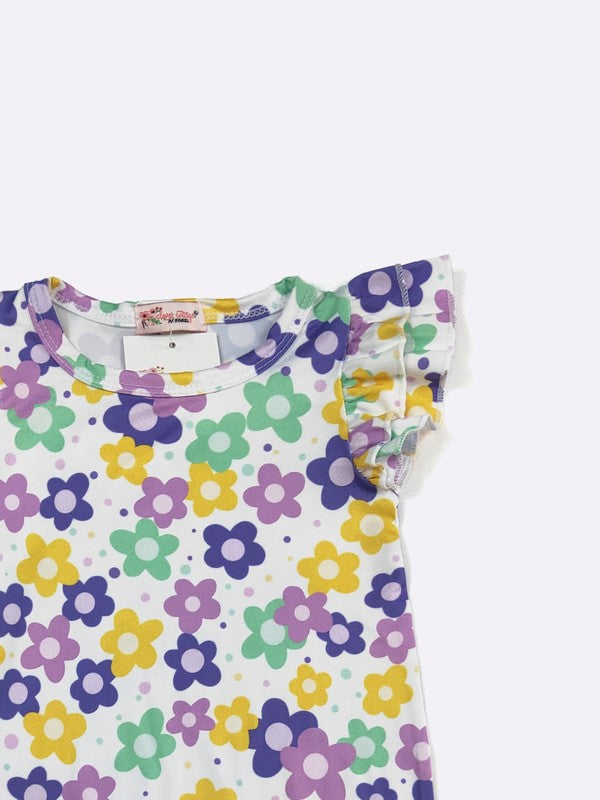 Violet Daisy Girl's romper