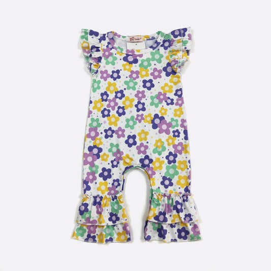 Violet Daisy Girl's romper