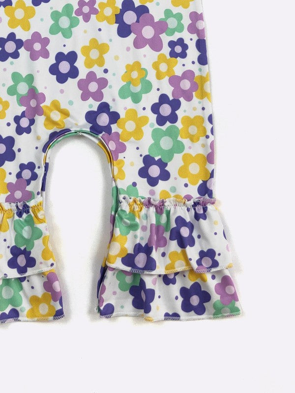 Violet Daisy Girl's romper