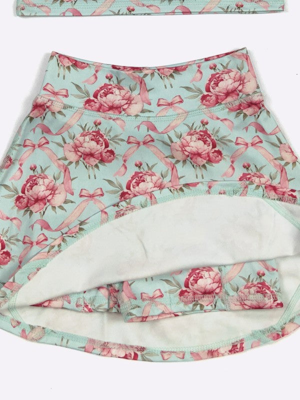 Blooming Coquette Girl's Skort Set