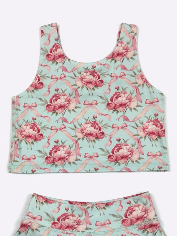 Blooming Coquette Girl's Skort Set