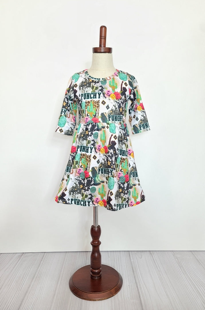 Punchy-Girl A-Line Dress