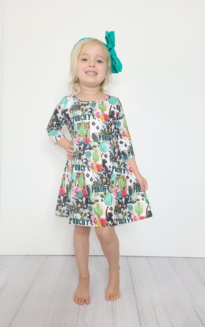 Punchy-Girl A-Line Dress