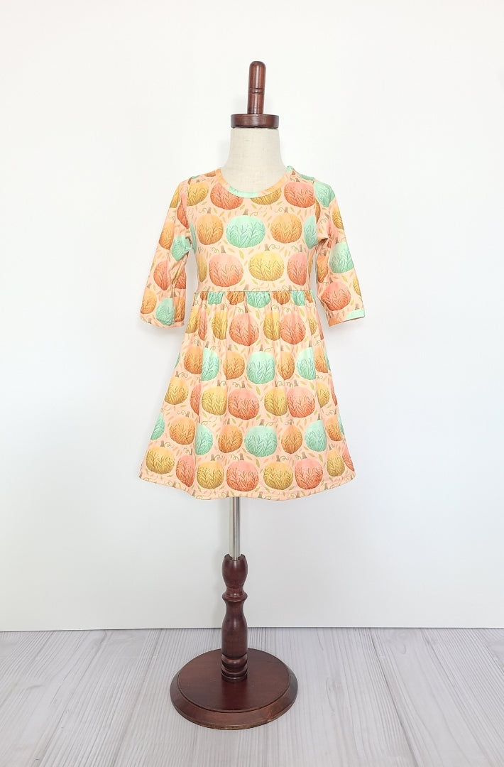 Fancy-Fall Pumpkin Dress