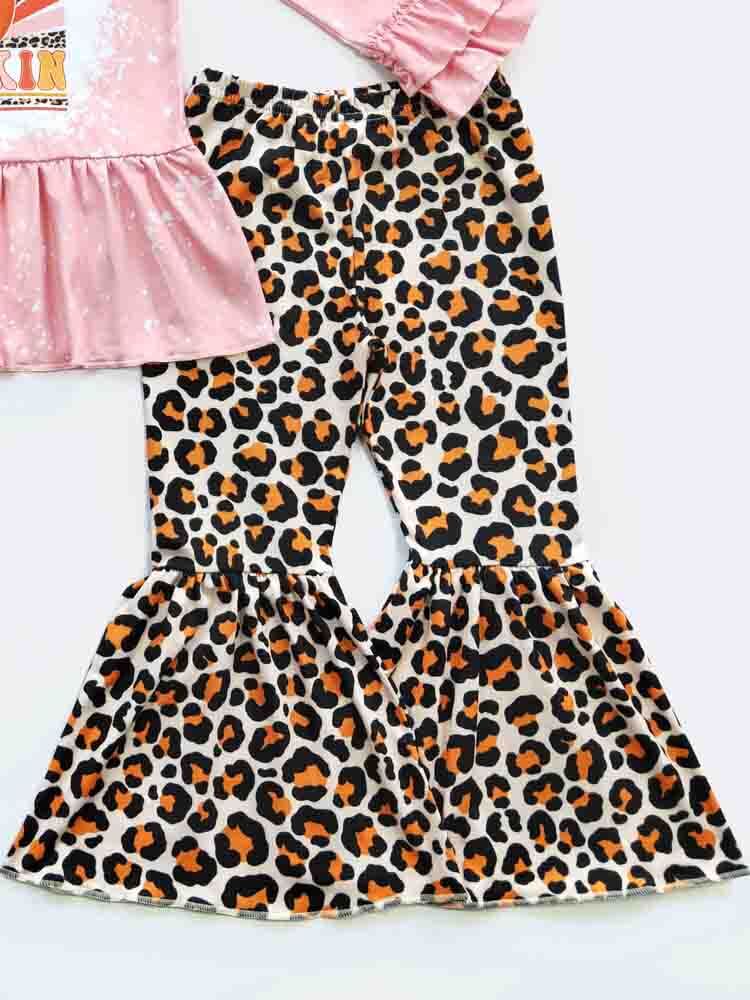 Hey-There-Pumpkin 2 PC Girl's Pants Set