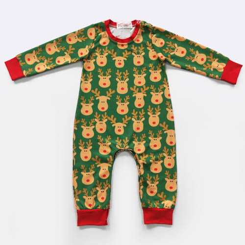 Holiday Long Sleeve boy's rompers