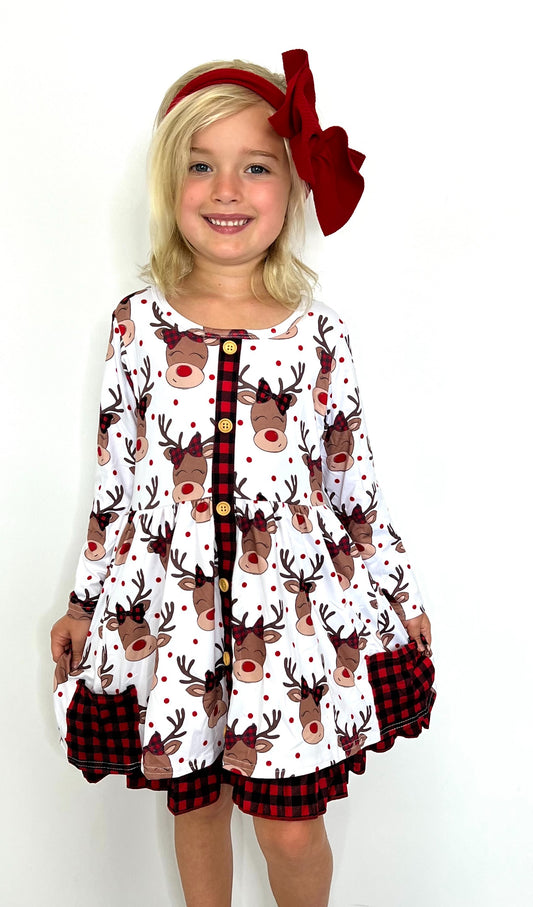 Miss Blitzen Holiday Inspired Dress