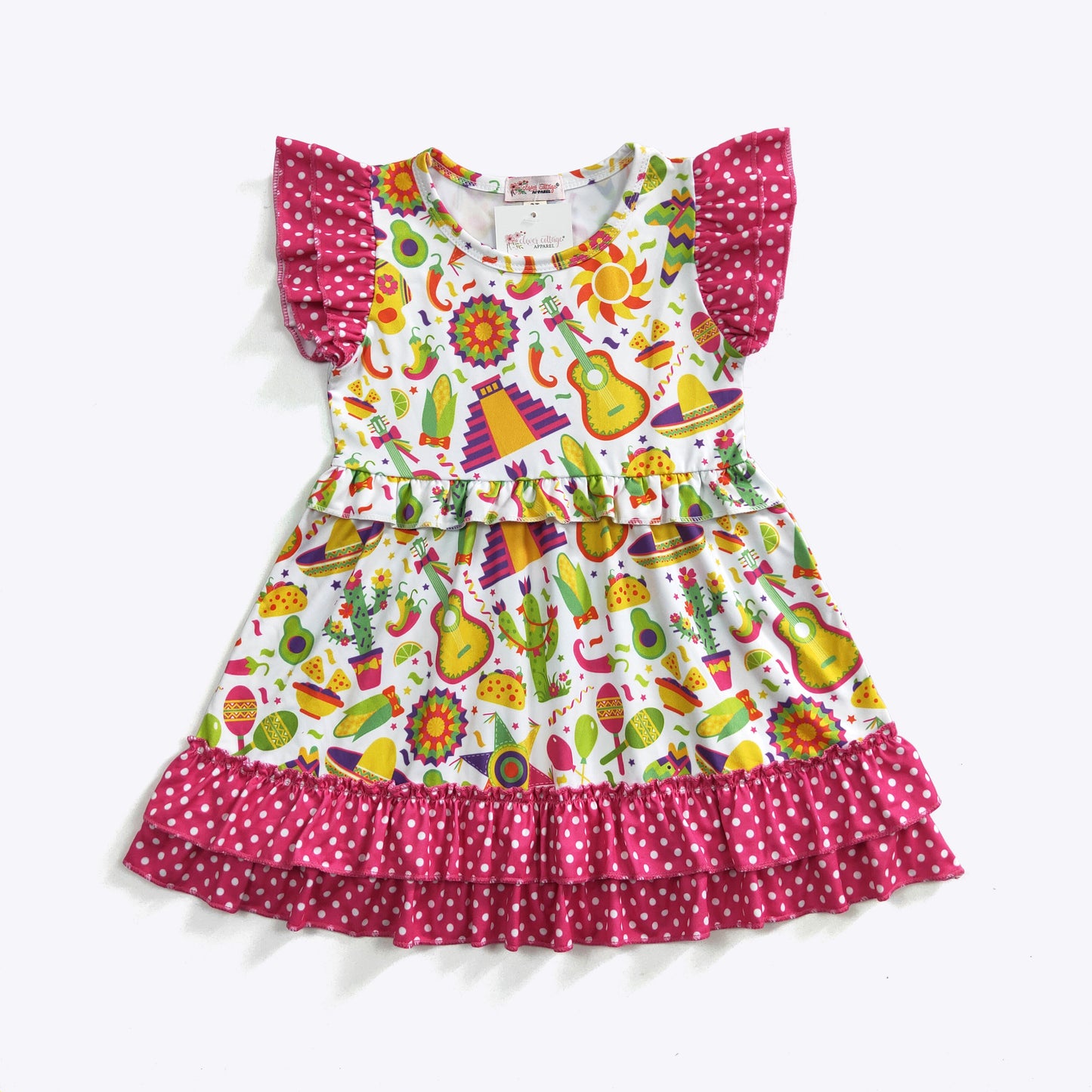 La Fiesta Double Ruffle Dress