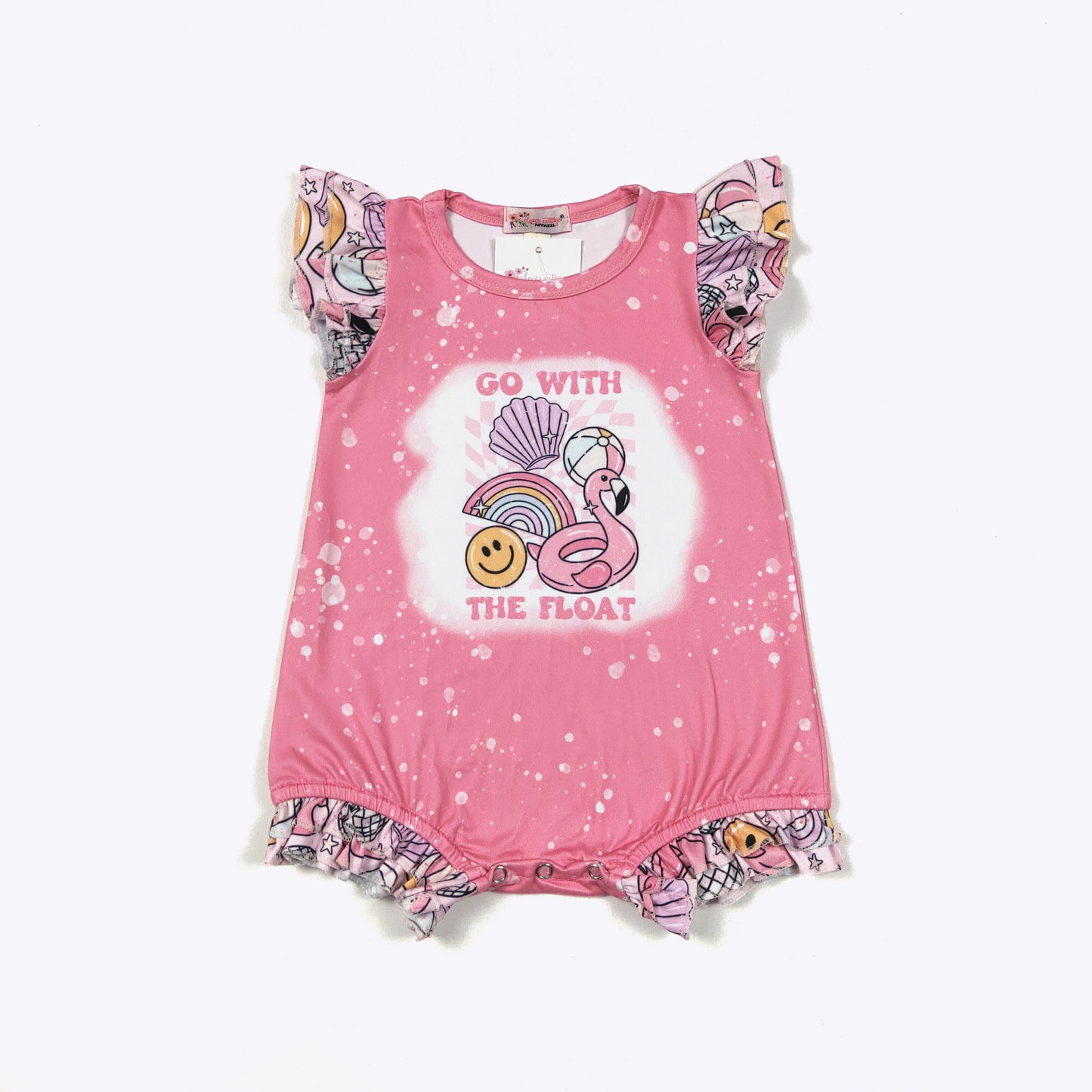 "Go with the Float" Girl's Infant Romper