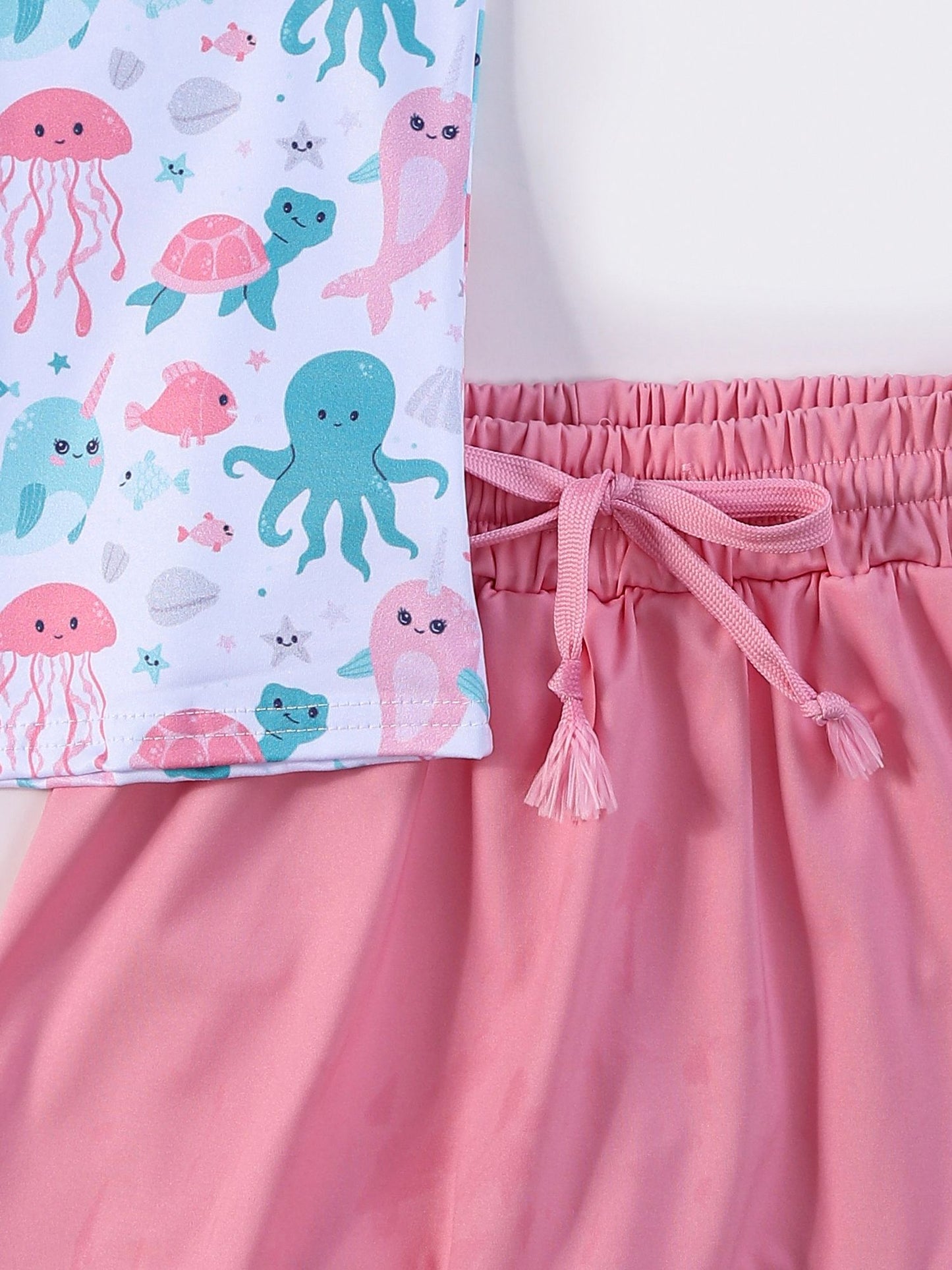Pink Aquatic 2-piece Skort Set