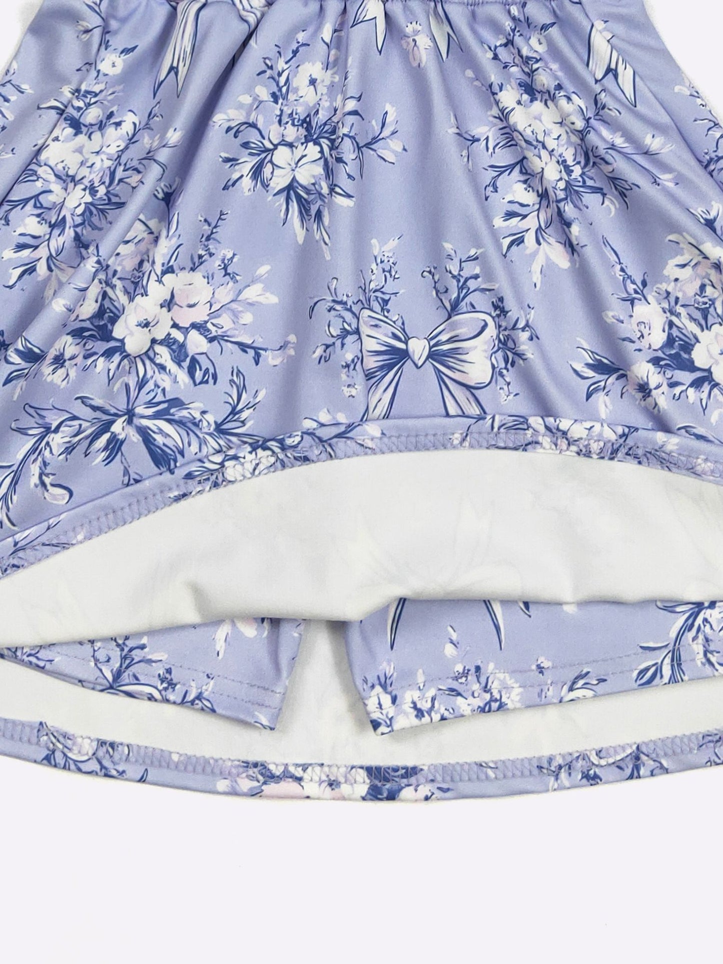 Lapis Bow Girl's Athletic dress