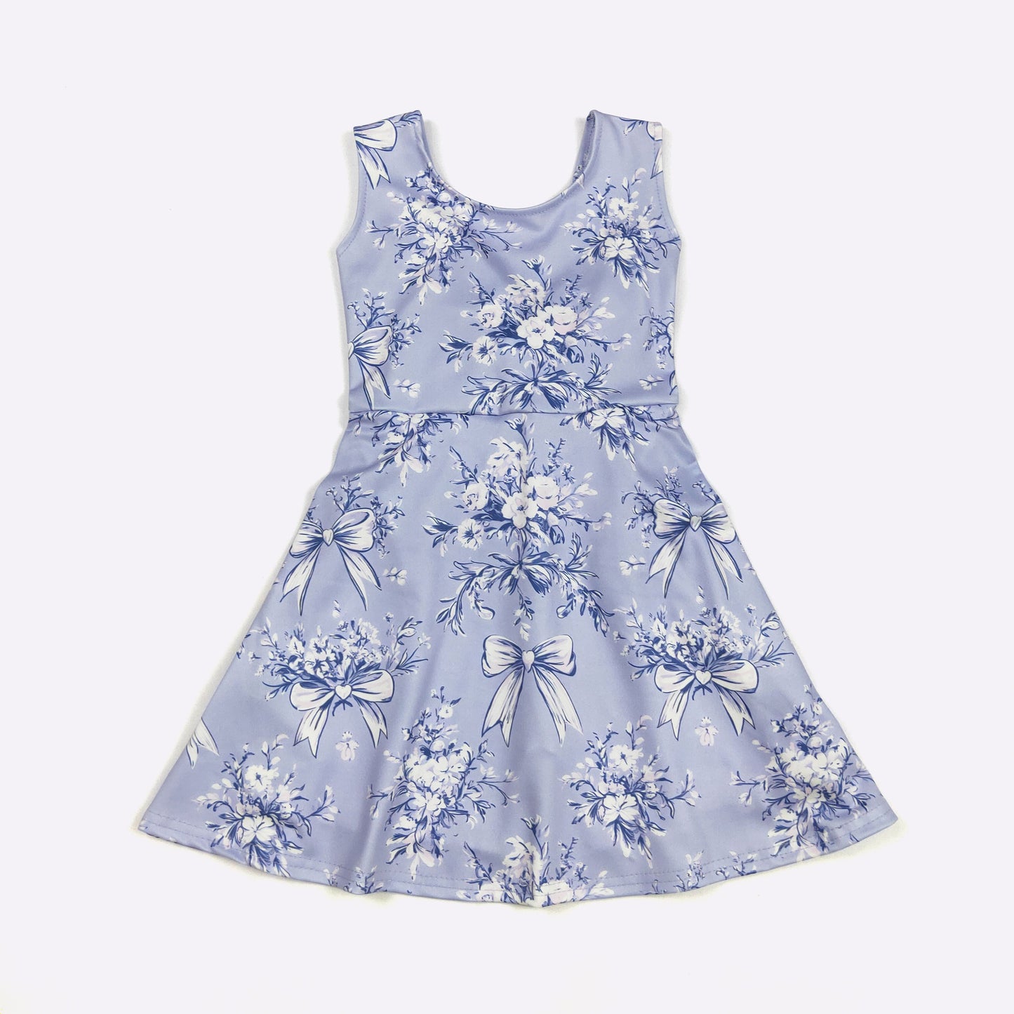 Lapis Bow Girl's Athletic dress