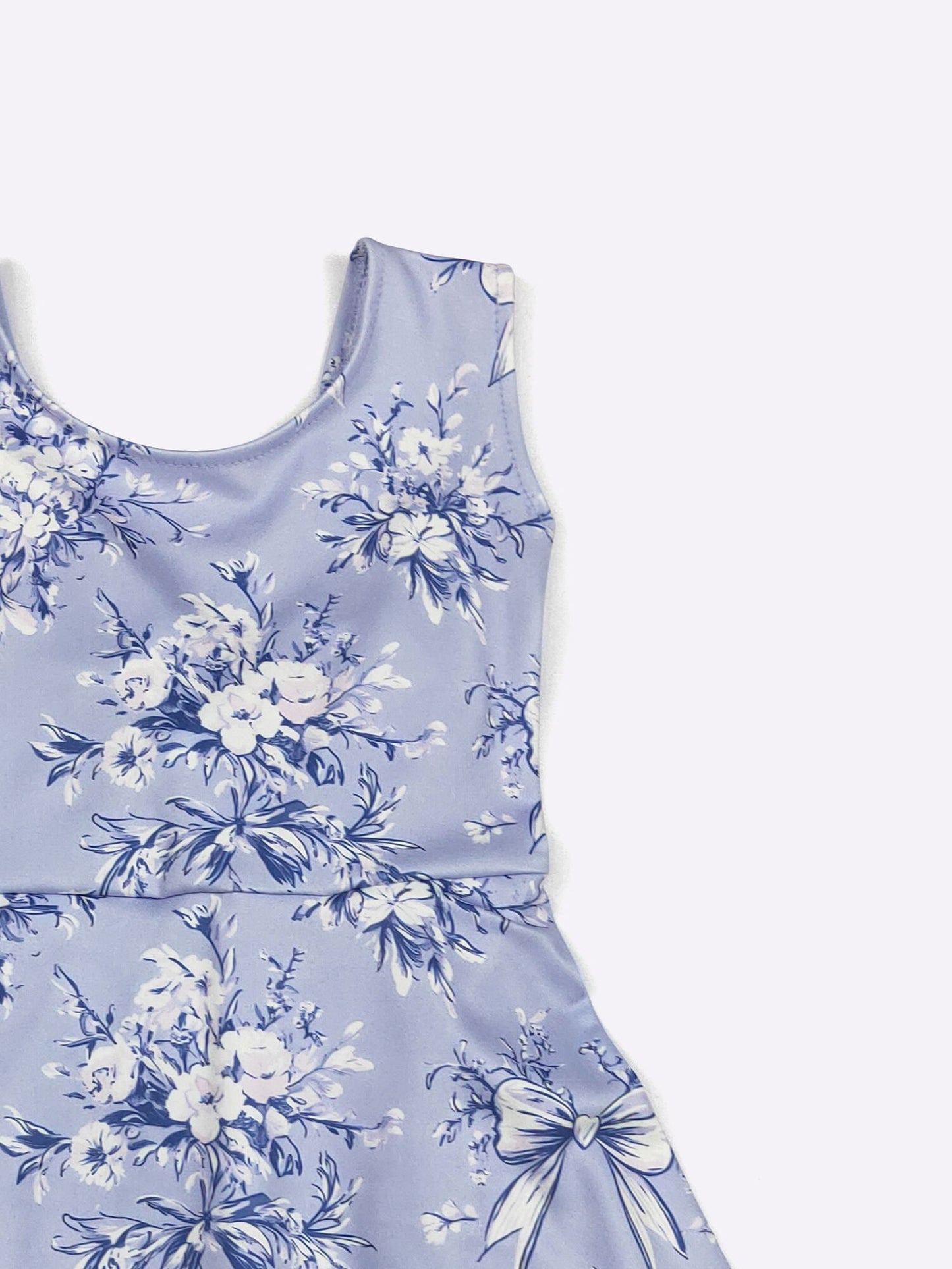 Lapis Bow Girl's Athletic dress
