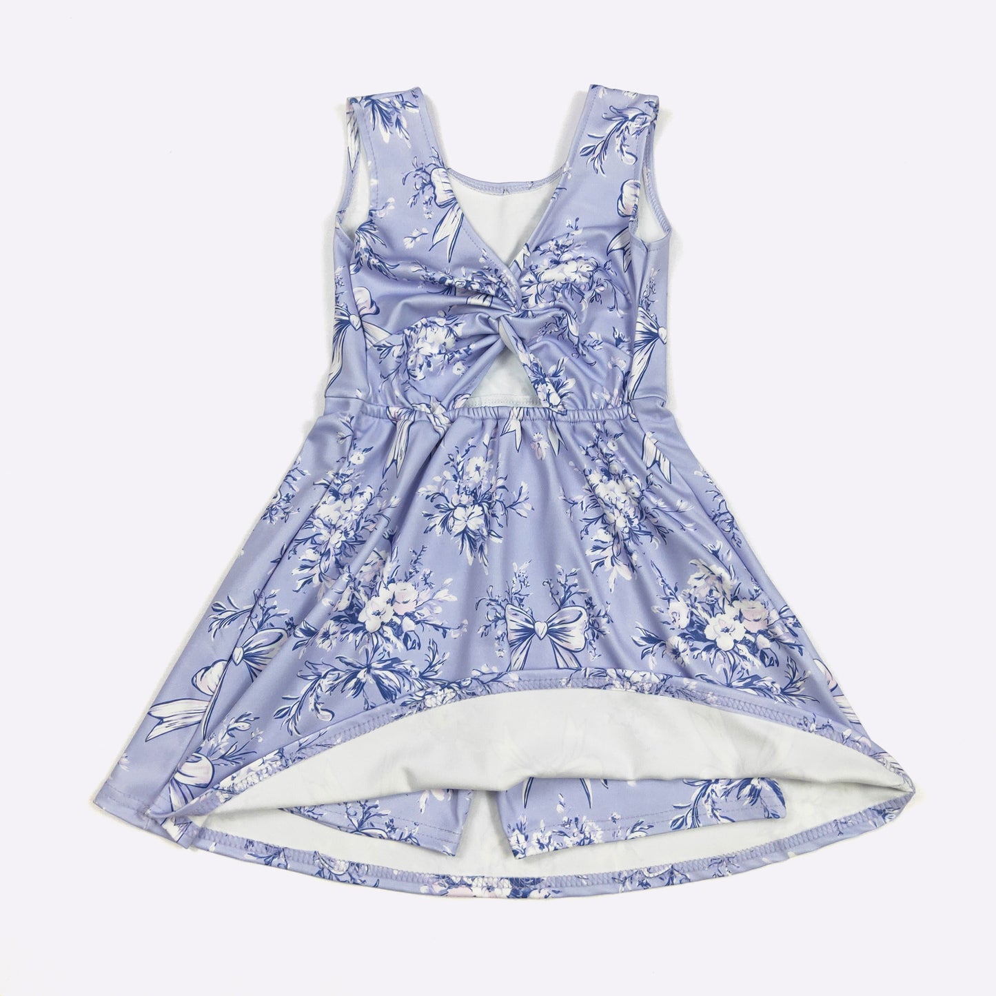 Lapis Bow Girl's Athletic dress