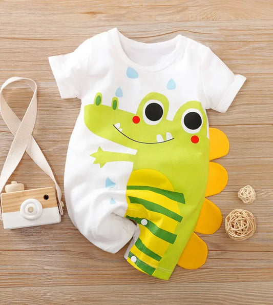 Roaring Reptile Shortie Romper