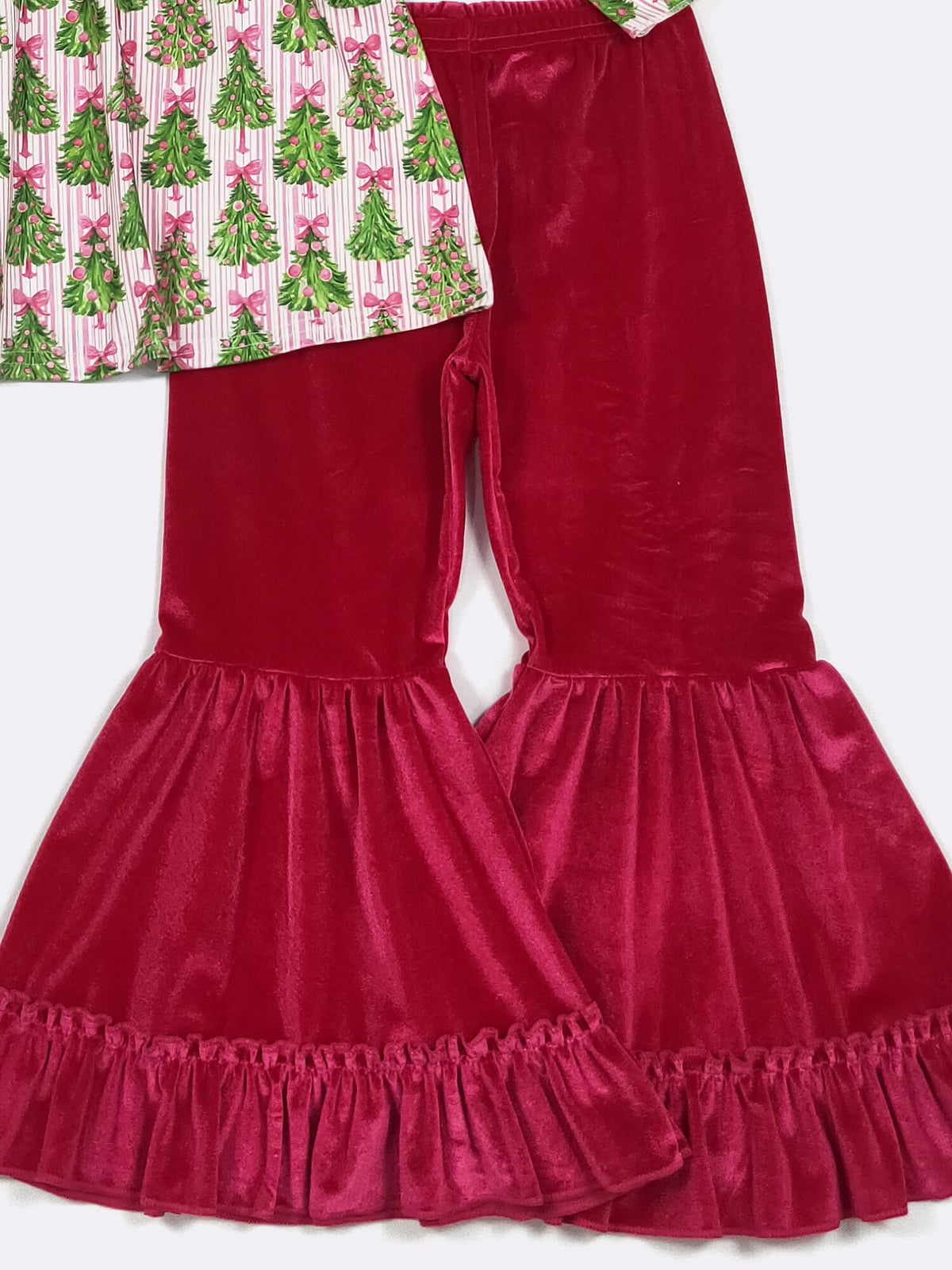 Evergreen Stripes 2 piece Boutique Bell Set