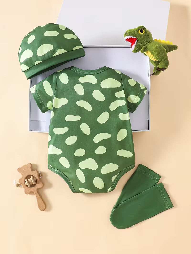 Adorable animal 3-pc onesie sets