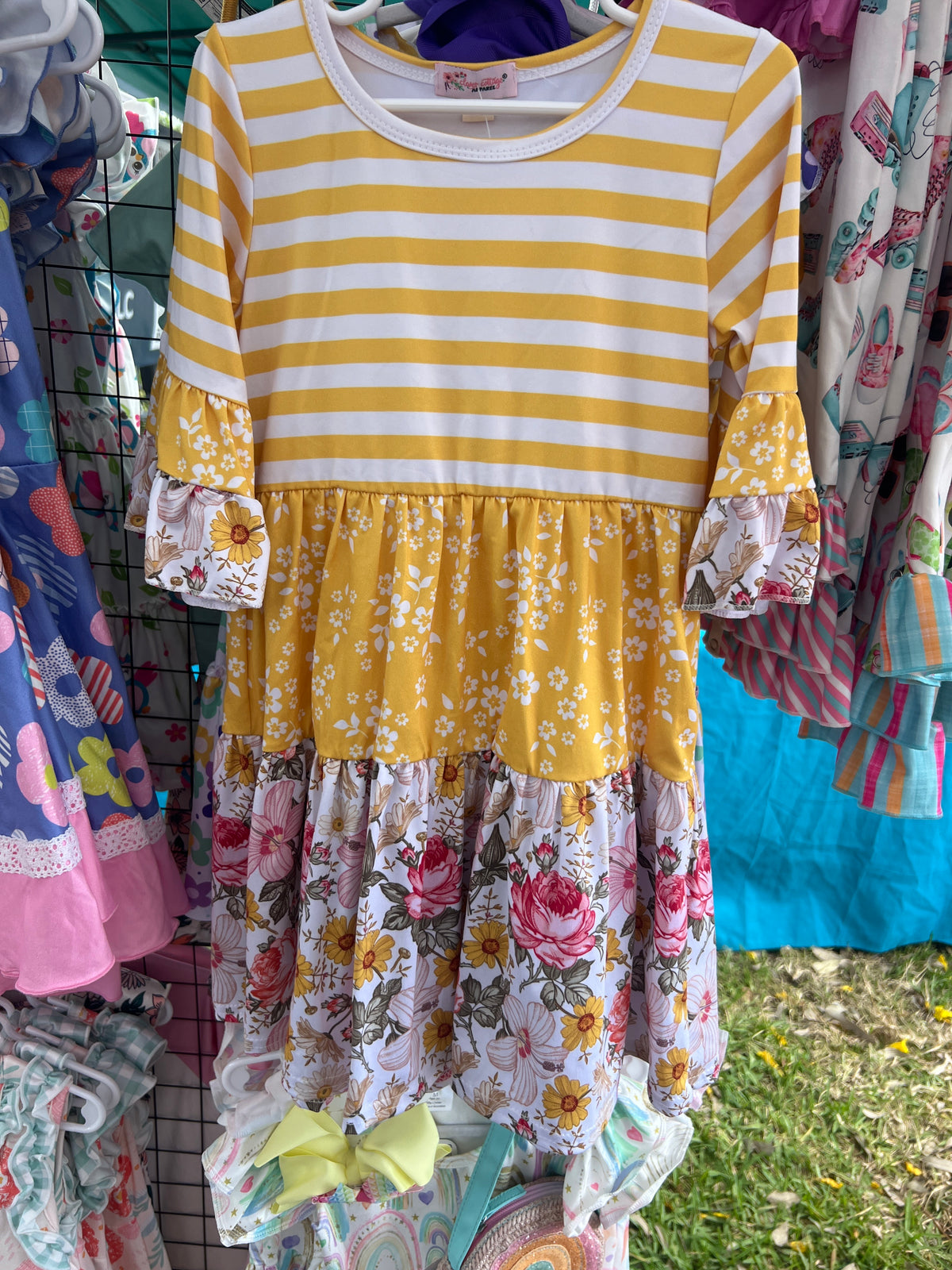 Rustic Floral Dress