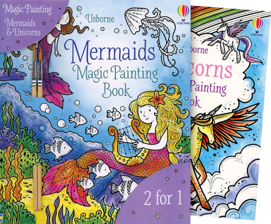 Magic Painting Unicorn/Mermaid 2 pack Book