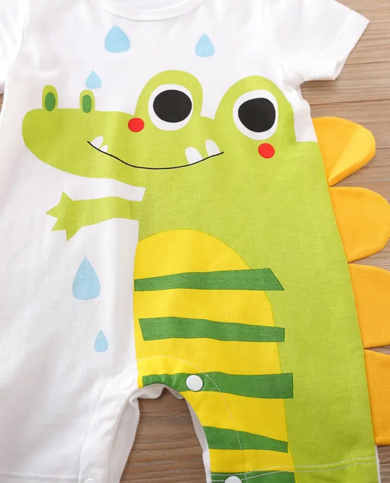 Roaring Reptile Shortie Romper