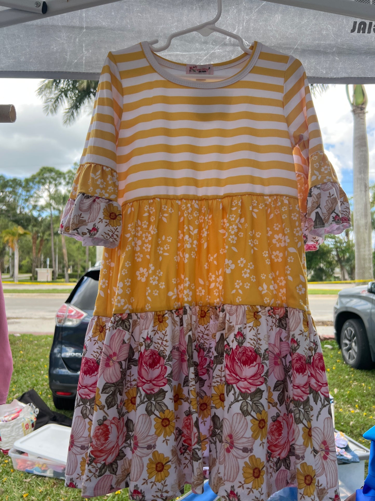 Rustic Floral Dress