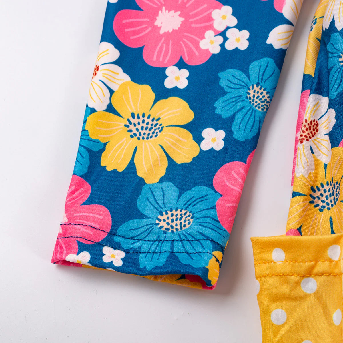 Floral Fun A-line long sleeve dress