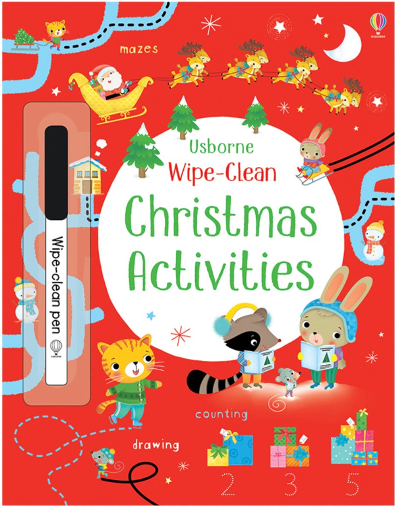 Wipe-Clean Christmas Activities Book