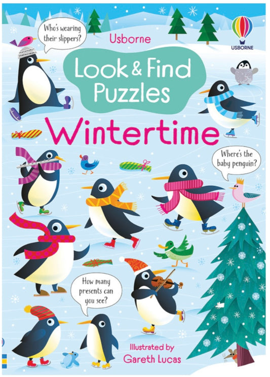 Look and Find Puzzles Wintertime Book