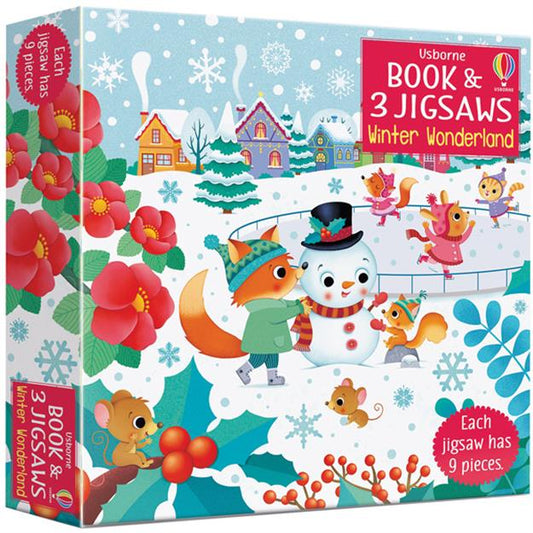 Winter Wonderland- Book and 3 Jigsaw Puzzles