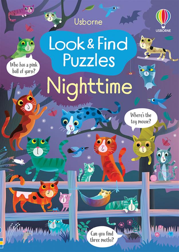 Look and Find Puzzles Book - Nighttime