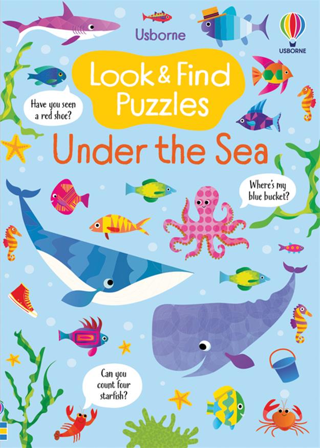 Look and Find Puzzles Book - Under the Sea