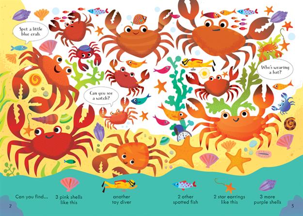 Look and Find Puzzles Book - Under the Sea