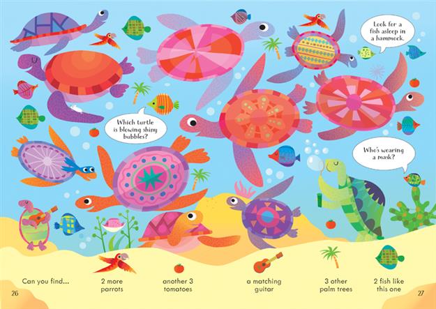 Look and Find Puzzles Book - Under the Sea