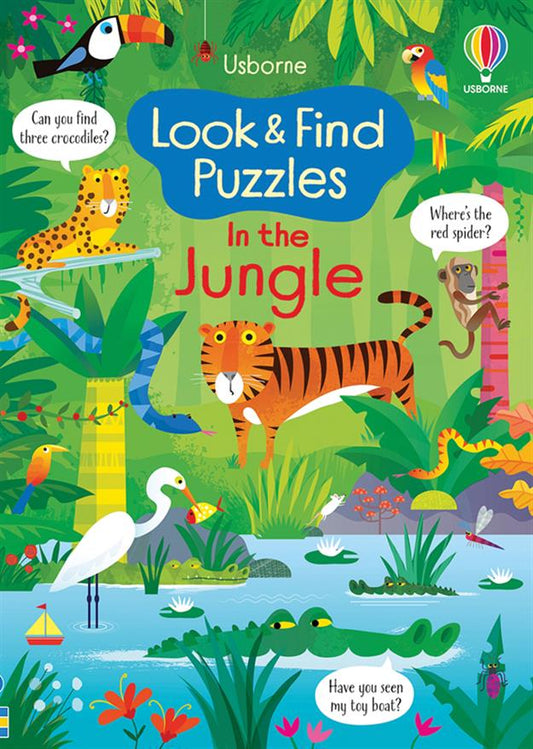 Look and Find Puzzles Book - In the Jungle