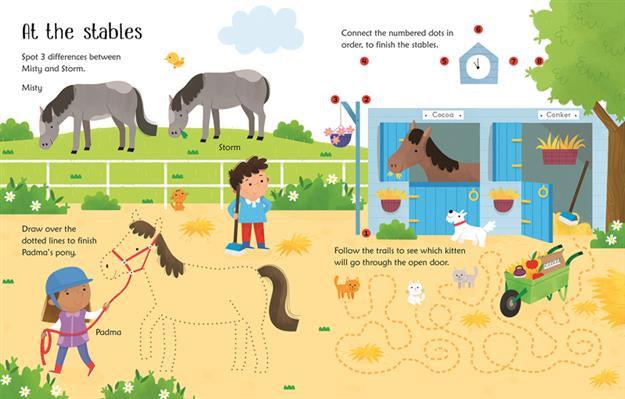 Wipe-Clean Pet Activities Book