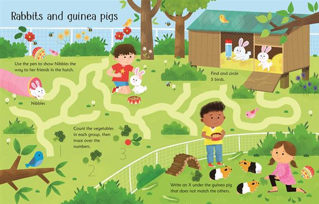 Wipe-Clean Pet Activities Book