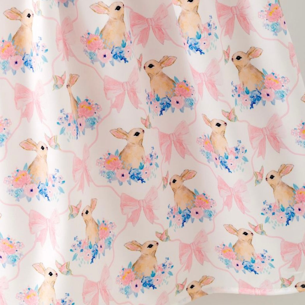 Bunny Bow Smocked Dress